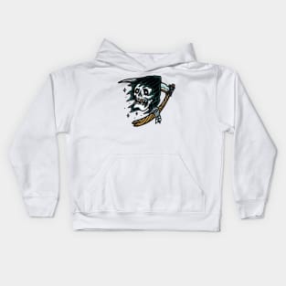 Grim Reaper Tattoo Kids Hoodie